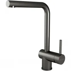 Смеситель для кухни Paulmark Spring Sp212067-GM вороненая сталь