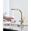 Смеситель для кухни с фильтром Paulmark Essen Es213011-G + H851P00