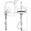 Смеситель для кухни Hansgrohe Aquno Select M81 73836800