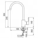 Смеситель для кухни Nobili ABC AB87133CR