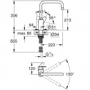 Смеситель для кухни Grohe Eurodisc Cosmopolitan 32259003