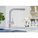 Смеситель для кухни с подключением к фильтру Blanco Fontas-S II алюметаллик 525201