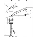 Смеситель для кухни Hansgrohe Focus M43 71818000