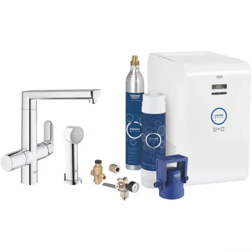 Смеситель для мойки с функцией очистки водопроводной воды Grohe Blue K7 Professional 31355001