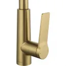 Смеситель для кухни Wonzon & Woghand WW-A20782-BG с выдвижным изливом, золотой матовый