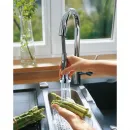 Смеситель однорычажный для кухни с выдвижным душем Hansgrohe Talis M52 14877000