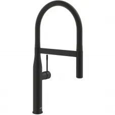Смеситель для кухни Grohe Essence 30503KF0 с гибким изливом, черный матовый