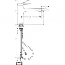 Смеситель для кухни Hansgrohe Zesis M33 sBox lite 74804670
