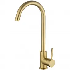 Смеситель для кухни Wonzon & Woghand WW-A21102-BG золотой матовый
