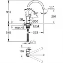Смеситель для кухни Grohe BauLoop 31232001