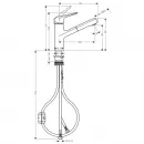 Смеситель для кухни Hansgrohe Focus M42 71814800