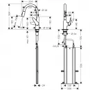 Смеситель для кухни Hansgrohe Focus M42 71821800