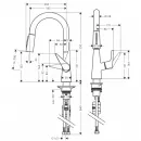 Смеситель для кухни Hansgrohe Talis M51 72815000