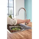 Смеситель для кухни Grohe LadyLux Touch 30205002 сенсорный, с выдвижным изливом, хром