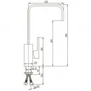 Смеситель для кухни Paini Dax 84CR572R2SKM
