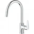 Смеситель для кухни Grohe BauCurve 30547000 с выдвижным изливом, хром