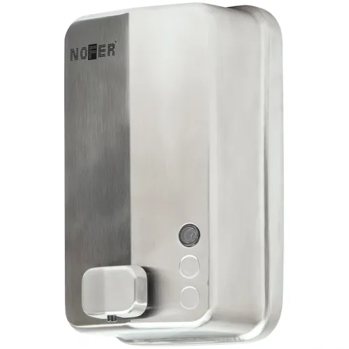 Диспенсер для мыла 1000 мл матовый хром Nofer Inox Evo 03050.S