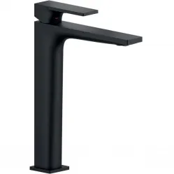 Смеситель для раковины Nobili Seven SE124128/2BM с донным клапаном, черный матовый