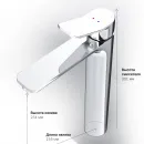 Смеситель для раковины Am.Pm X-Joy F85A92000 без донного клапана, хром