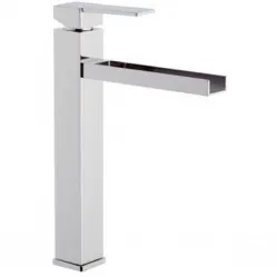 Смеситель для раковины Remer Qubika Cascata QC11L без донного клапана, хром