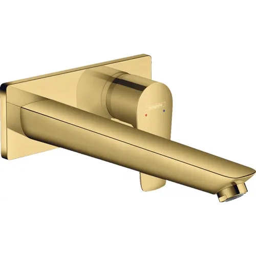 Смеситель для раковины Hansgrohe Talis E 71734990 встраиваемый, без донного клапана, золотой
