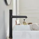 Смеситель для раковины Jacob Delafon Rivoli E24168-BL без донного клапана, черный матовый