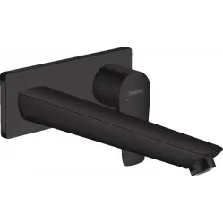 Смеситель для раковины Hansgrohe Talis E 71734670 встраиваемый, без донного клапана, черный матовый