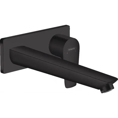 Смеситель для раковины Hansgrohe Talis E 71734670 встраиваемый, без донного клапана, черный матовый