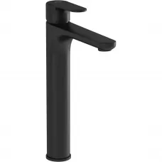 Смеситель для раковины VitrA Root Round A4270736EXP без донного клапана, черный матовый