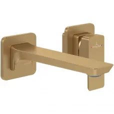Смеситель для раковины Villeroy & Boch Subway 3.0 TVW11200700076 встраиваемый, без донного клапана, золотой матовый