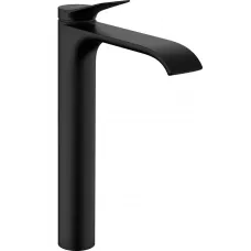 Смеситель для раковины Hansgrohe Vivenis 75040670 с донным клапаном, черный матовый