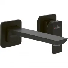 Смеситель для раковины Villeroy & Boch Subway 3.0 TVW112007000K5 встраиваемый, без донного клапана, черный матовый