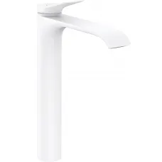 Смеситель для раковины Hansgrohe Vivenis 75040700 с донным клапаном, белый матовый