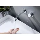 Смеситель для раковины Aquatek Европа AQ1313CR встраиваемый, без донного клапана, хром