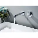 Смеситель для раковины Aquatek Европа AQ1313CR встраиваемый, без донного клапана, хром