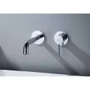 Смеситель для раковины Aquatek Европа AQ1313CR встраиваемый, без донного клапана, хром