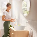 Смеситель для раковины Hansgrohe Rebris S 72528000 встраиваемый, с выпуском, хром