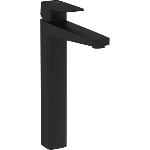 Смеситель для раковины VitrA Root Square A4273336EXP без донного клапана, черный матовый