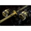 Смеситель для раковины Boheme Aura 152-2-MG-A встраиваемый, золотой матовый