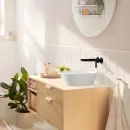 Смеситель для раковины Hansgrohe Rebris S 72528670 встраиваемый, с выпуском, черный матовый