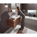 Смеситель для раковины Hansgrohe Vivenis 75050670 встраиваемый, с выпуском, черный матовый