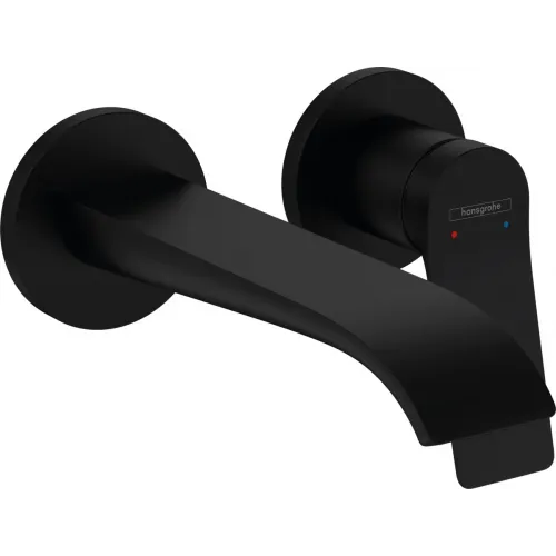 Смеситель для раковины Hansgrohe Vivenis 75050670 встраиваемый, с выпуском, черный матовый