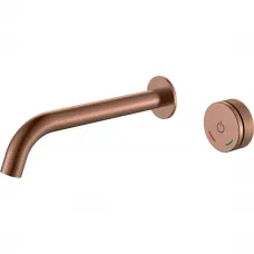 Смеситель для раковины Boheme Tech 158/2-CB встраиваемый, медь матовая