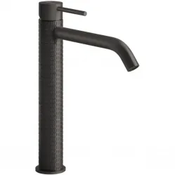 Смеситель для раковины Gessi Gessi316 54206#707 без донного клапана, черный хром матовый