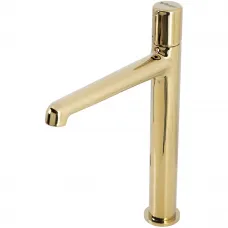 Смеситель для раковины BelBagno Uno UNO-LMC-ORO-W0 без донного клапана, золотой