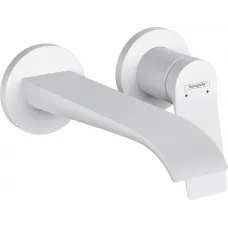 Смеситель для раковины Hansgrohe Vivenis 75050700 встраиваемый, с выпуском, белый матовый