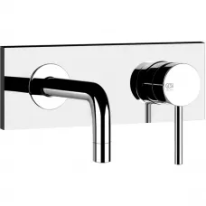 Смеситель для раковины Gessi Via Tortona 44823#031 встраиваемый, без донного клапана, хром