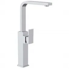 Смеситель для раковины Remer Q-Design QD10GL с донным клапаном, хром