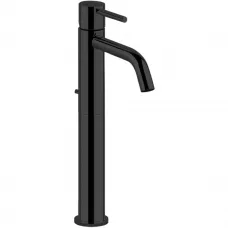 Смеситель для раковины Gessi Via Tortona 18603#299 с донным клапаном, черный матовый