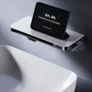 Смеситель для раковины Am.Pm Func F8F72700 CoolStart, встраиваемый, без донного клапана, хром